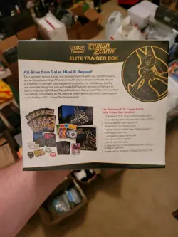 Pokemon TCG Sword & Shield Crown Zenith ETB Elite Trainer Box Factory Sealed - Image 2