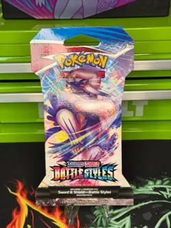 Pokemon Sword & Shield Battle Styles Sleeved Booster Factory Sealed - Image 1