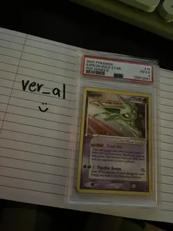 Pokemon 2007 Gold Star POP Series 5 #16 Espeon PSA 4 - Image 3