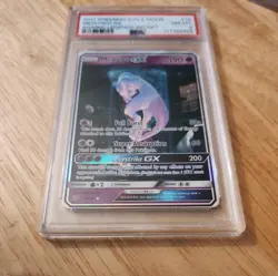 2017 POKEMON SUN & MOON SHINING LEGENDS SECRET #78 MEWTWO GX PSA 8 - Image 4