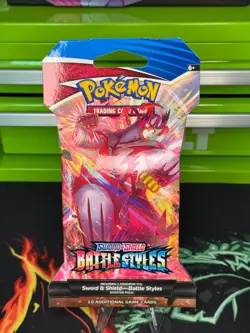 Pokemon TCG Sword & Shield: Battle Styles Sleeved Booster Pack - Image 1