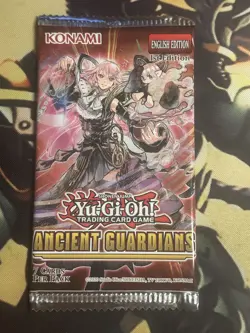 Yugioh: Ancient Guardians - 1st Edition Booster Pack (Sealed) 7 Cards - Image 1