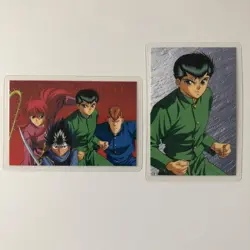 YuGiOh Laminated Cards Yu Yu Hakusho Movie Set Good Condition 2 - Image 1
