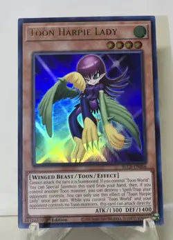 Toon Harpie Lady DLCS-EN066 Ultra Rare 1st Edition Yugioh TCG NM/M - Image 1