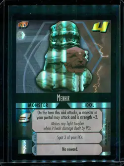 2004 Hack Enemy - Isolation Menhir #1S115, Foil Card - Image 1