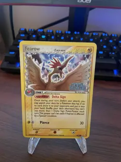 Fearow 18/100 Crystal Guardians Reverse Holo Pokemon Card - Image 1