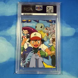 1999 Topps Pokemon Jesse Series 1 Character Card Rainbow PSA 9 - Image 2
