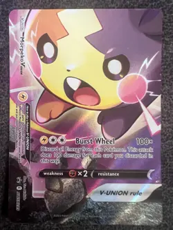Morpeko V-Union Brust Wheel SWSH289 Black Star Promos Pokemon Card NM - Image 1