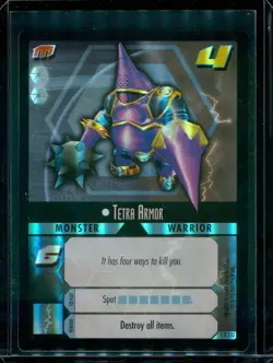Dot Hack .Hack Enemy TCG Promo Foil Card Tetra Armor 1X130 - Image 1
