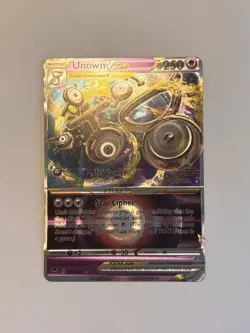 Unown VSTAR Holo Foil Card 3D Fan Art Display Card HP250 NM/M - Image 1