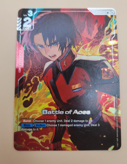 Gundam Card Game - GCG - Battle of Aces Alt Foil G001-111 R+ - NM English - Image 3