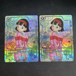 Dragon Ball FW Videl Parallel C⭐ 2 Card Set Good Condition Play - Image 1