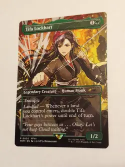 MTG Magic Non-Foil PTQ Promo Tifa Lockhart MagicCon Las Vegas NM - Image 1
