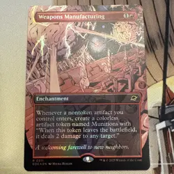 1x - Weapons Manufacturing - FOIL BORDERLESS #311 - Edge of Eternities - NM MTG - Image 1
