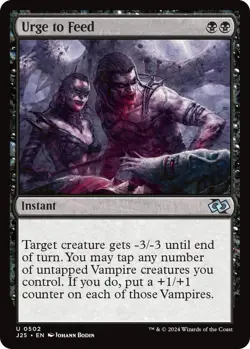 NM Urge to Feed, MTG, Foundations Jumpstart, Magic the Gathering, 502 - Image 1