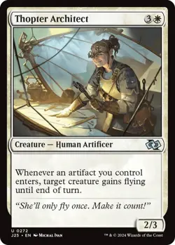 NM Thopter Architect, MTG, Foundations Jumpstart, Magic the Gathering, 272 - Image 1