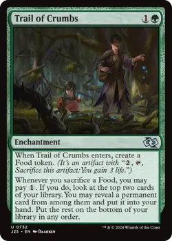 NM Trail of Crumbs, MTG, Foundations Jumpstart, Magic the Gathering, 732 - Image 1