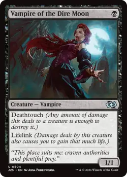 NM Vampire of the Dire Moon, MTG, Foundations Jumpstart, Magic the Gathering, 50 - Image 1