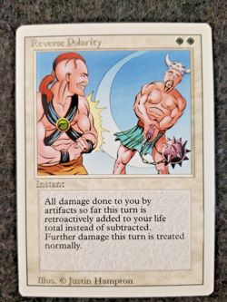 MTG Revised REVERSE POLARITY Never Played M/NM ........................(DS3D1K7) - Image 1