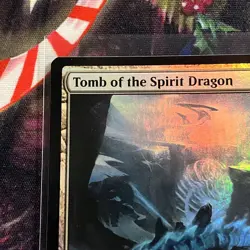 MTG Tomb of the Spirit Dragon - Foil Khans of Tarkir, NM Magic the gathering 245 - Image 2
