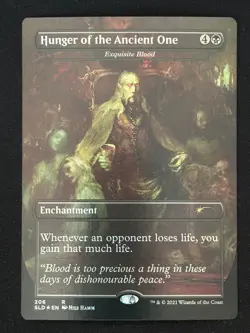 1x MTG Hunger of the Ancient One (Foil) - Exquisite Blood - (SLD) #206 - Magic - Image 1
