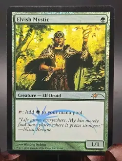 Elvish Mystic FNM Promos Foil MTG Near Mint - Image 1