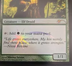 Elvish Mystic FNM Promos Foil MTG Near Mint - Image 4