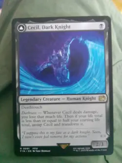 Cecil, Dark Knight/ Cecil, Redeemed Paladin Final Fantasy Regular MTG MINT!! - Image 1