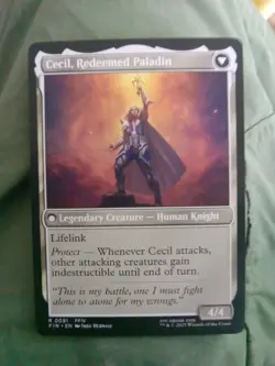 Cecil, Dark Knight/ Cecil, Redeemed Paladin Final Fantasy Regular MTG MINT!! - Image 2