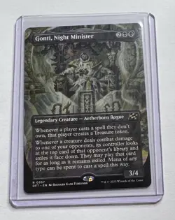 Gonti, Night Minister #357 Aetherdrift Borderless Rare MTG NM/M - Image 1
