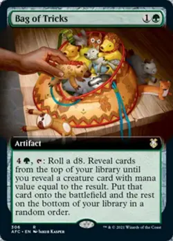 Bag of Tricks (Extended Art) - Near Mint MTG Commander 2021 Forgotten Realms - Image 1
