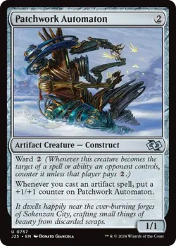 NM Patchwork Automaton, MTG, Foundations Jumpstart, Magic the Gathering, 757 - Image 1