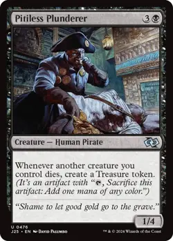 NM Pitiless Plunderer, MTG, Foundations Jumpstart, Magic the Gathering, 476 - Image 1