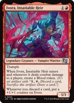 NM Ivora, Insatiable Heir, MTG, Foundations Jumpstart, Magic the Gathering, 50 - Image 1