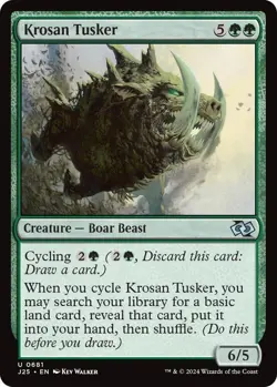 NM Krosan Tusker, MTG, Foundations Jumpstart, Magic the Gathering, 681 - Image 1