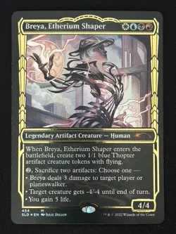 1x MTG Breya, Etherium Shaper (Gilded Foil) - Secret Lair Drop Series (SLD) #454 - Image 1
