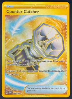 Counter Catcher 264/182 Pokemon TCG SV04: Paradox Rift Hyper Rare Near Mint - Image 1
