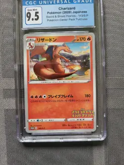 GEM Pokemon: Charizard Illustration Grand Prix Japan Promo #143/S-P - CGC 9.5 - Image 3
