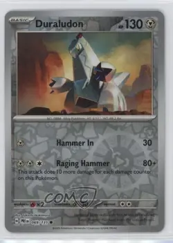 Duraludon Reverse Foil Pokemon Prismatic Evolutions PRE #069 - Image 1