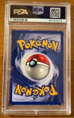1999 Pokemon Fossil Holo Zapdos Cosmos-Thunderstorm Deck #15 PSA 3 - Image 2