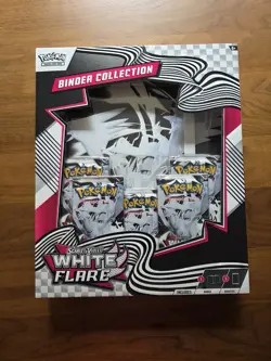 Pokemon White Flare Binder Collection Box Brand New Sealed - Image 1