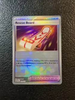 Pokemon Rescue Board SV: Prismatic Evolutions 126/131 Near Mint NM Reverse Holo - Image 1