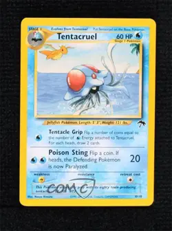 Tentacruel Pokemon Southern Islands Collection #10 2001 - Image 1