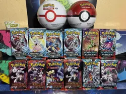 Pokemon Scarlet And Violet Booster Pack Lot Destined Rivals - Image 1