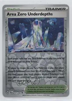 Area Zero Underdepths Reverse Foil Pokemon SV07: Stellar Crown #131 - Image 1