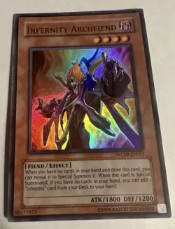 Yugioh Infernity Archfiend WC09-EN001 Ultra Rare LP - Image 1