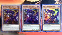 YuGiOh! 3x Overtex Qoatlus EXFO-EN036 Extreme Force 1st Edition NM SUR Playset - Image 1