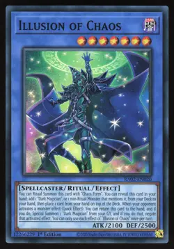 Illusion of Chaos - RA02-EN020 - Super Rare - 1st Edition Yugioh - Image 1