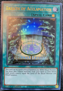 Yugioh! - Breath of Acclamation - MP22-EN049 - Ultra Rare - 1st Ed - Image 1
