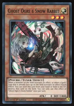 Ghost Ogre & Snow Rabbit ALT ART - RA02-EN009 - Super Rare - 1st Edition Yugioh - Image 1